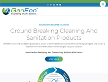 Tablet Screenshot of geneontechnologies.com